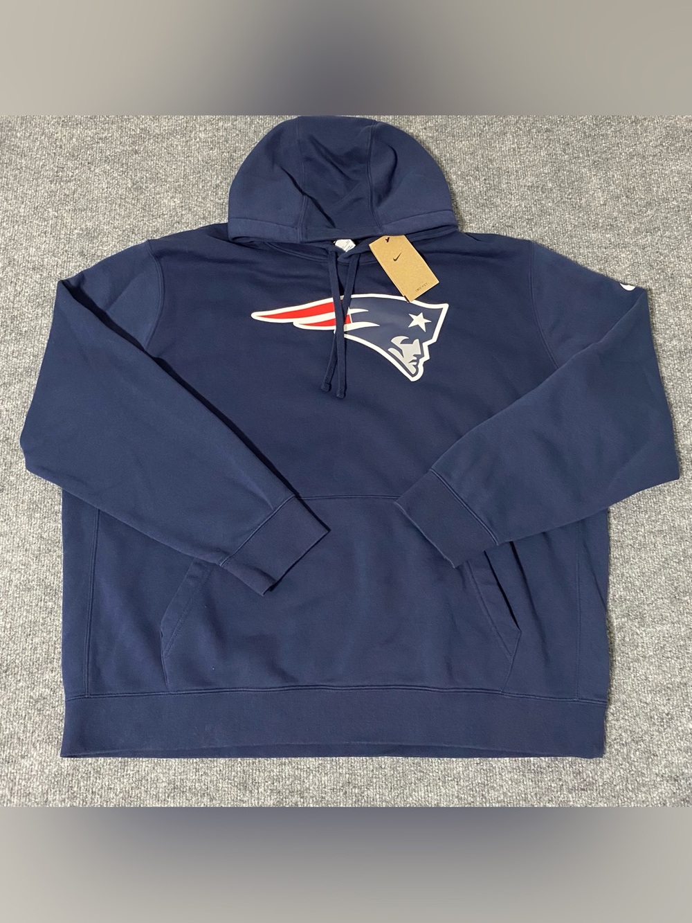 Nike New England Patriots Club Fleece Mens 2XL Hoodie NWT
